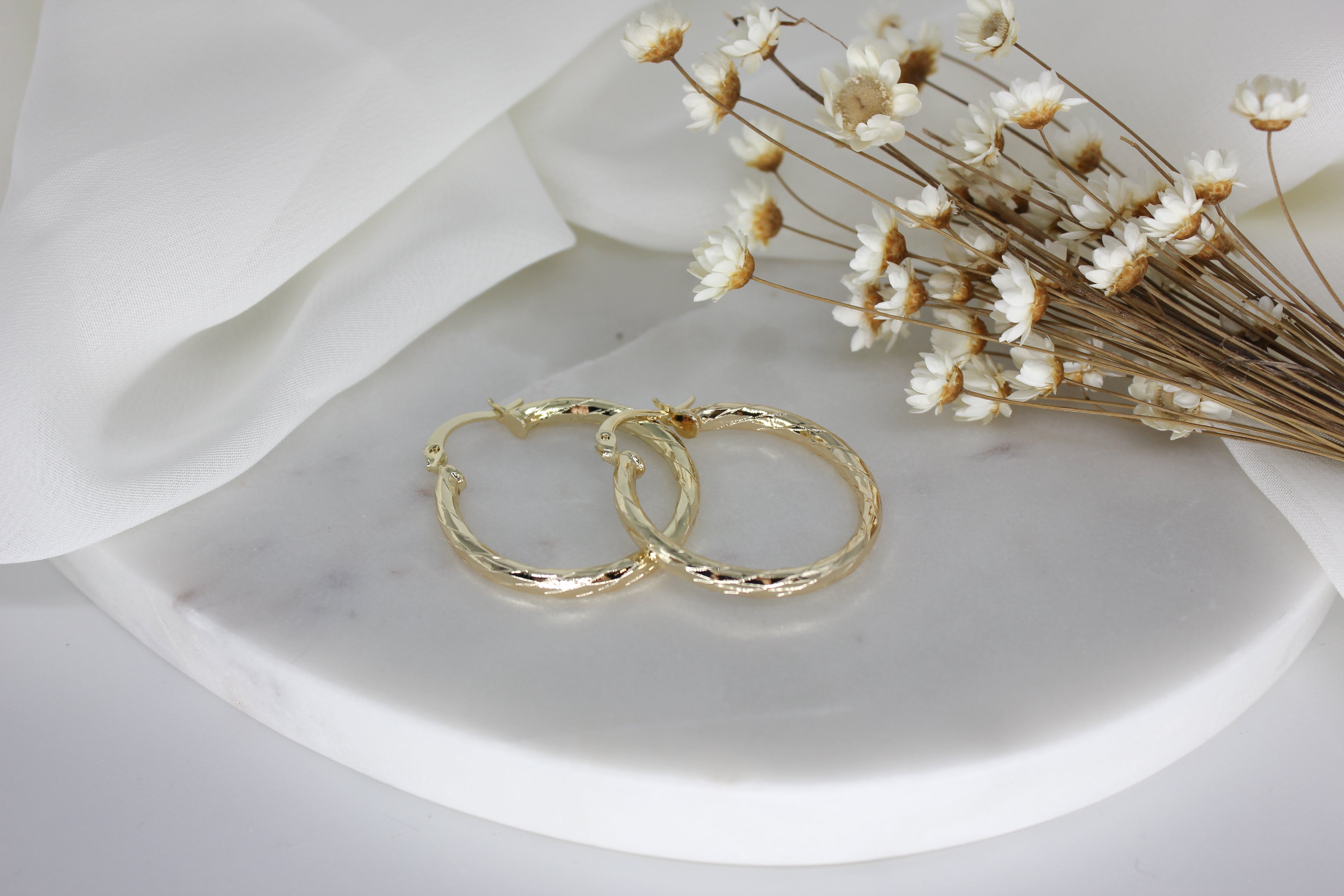 Aura Hoop Earrings