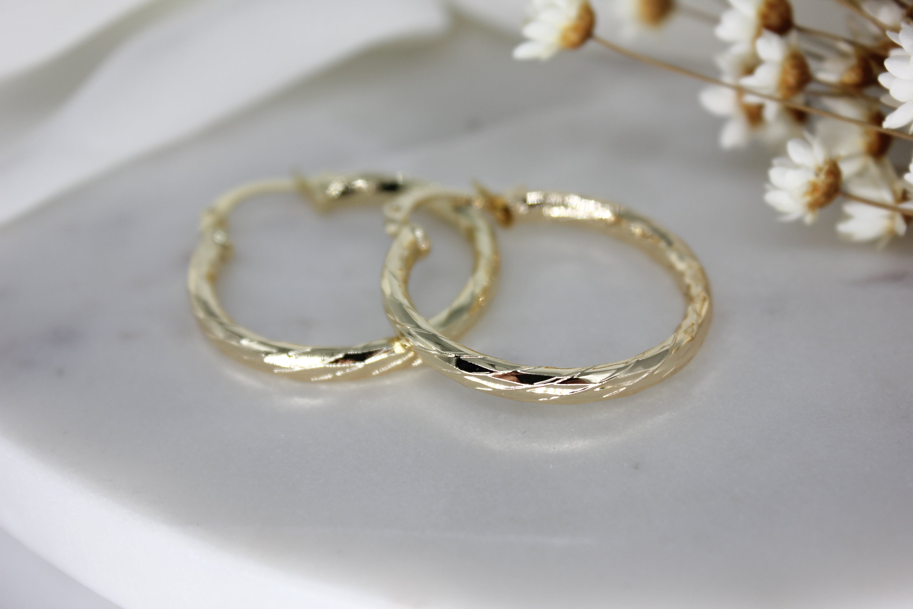 Aura Hoop Earrings