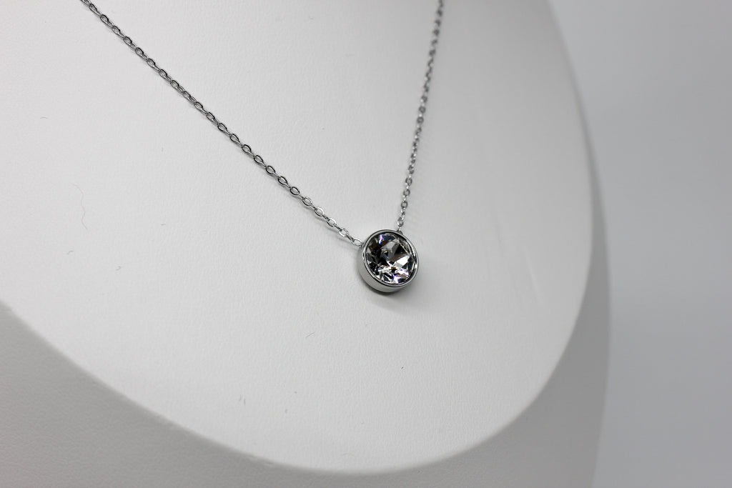 Stainless Steel Silver Dainty Necklace