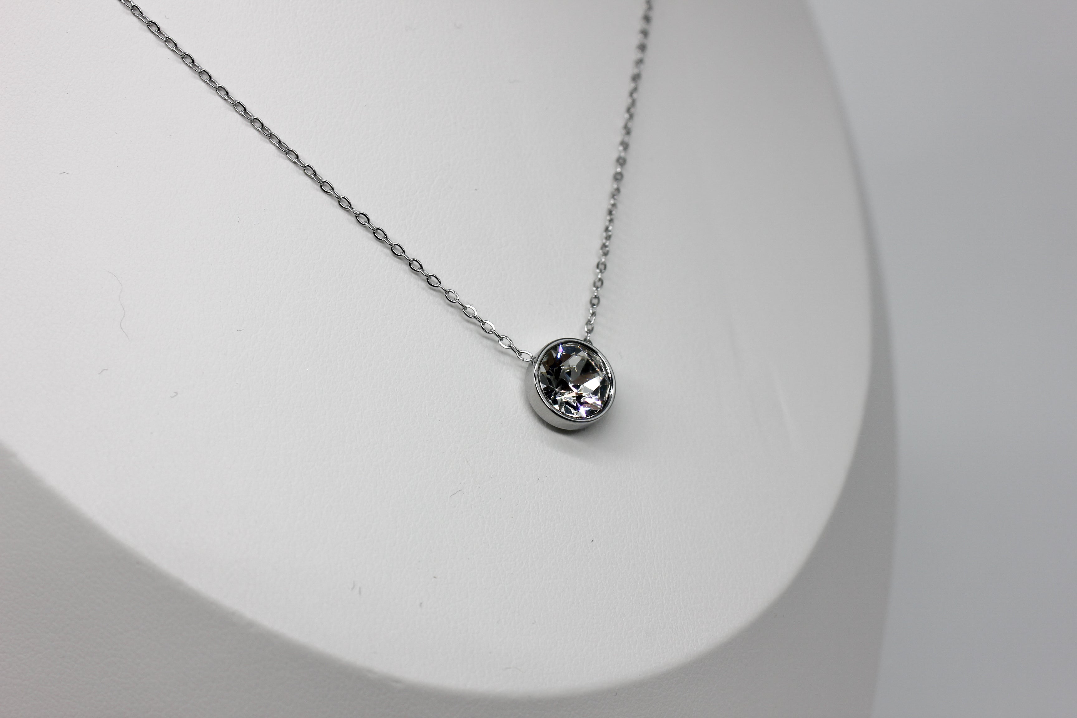 Stainless Steel Silver Dainty Necklace