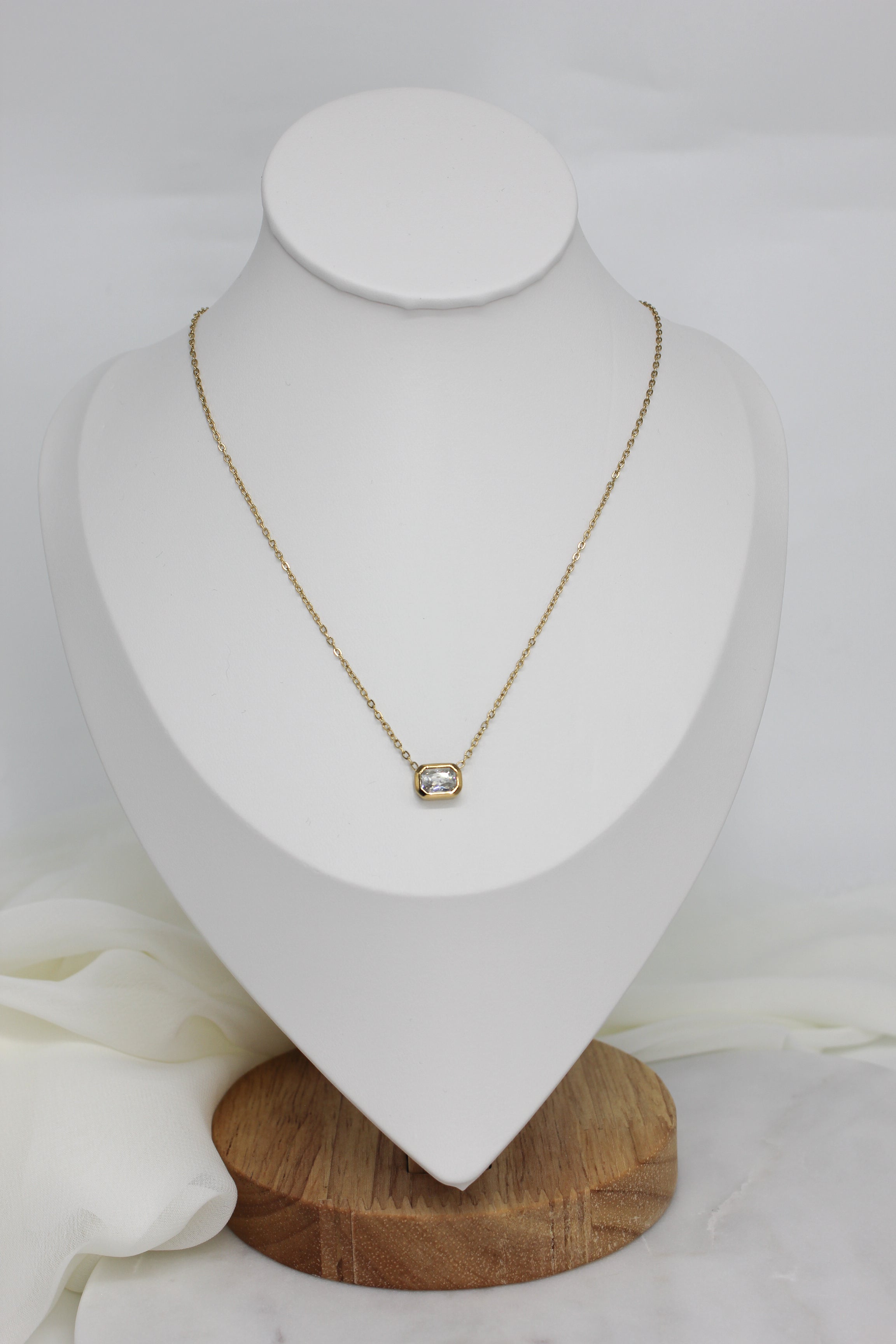 Stainless Steel Gold Dainty Necklace
