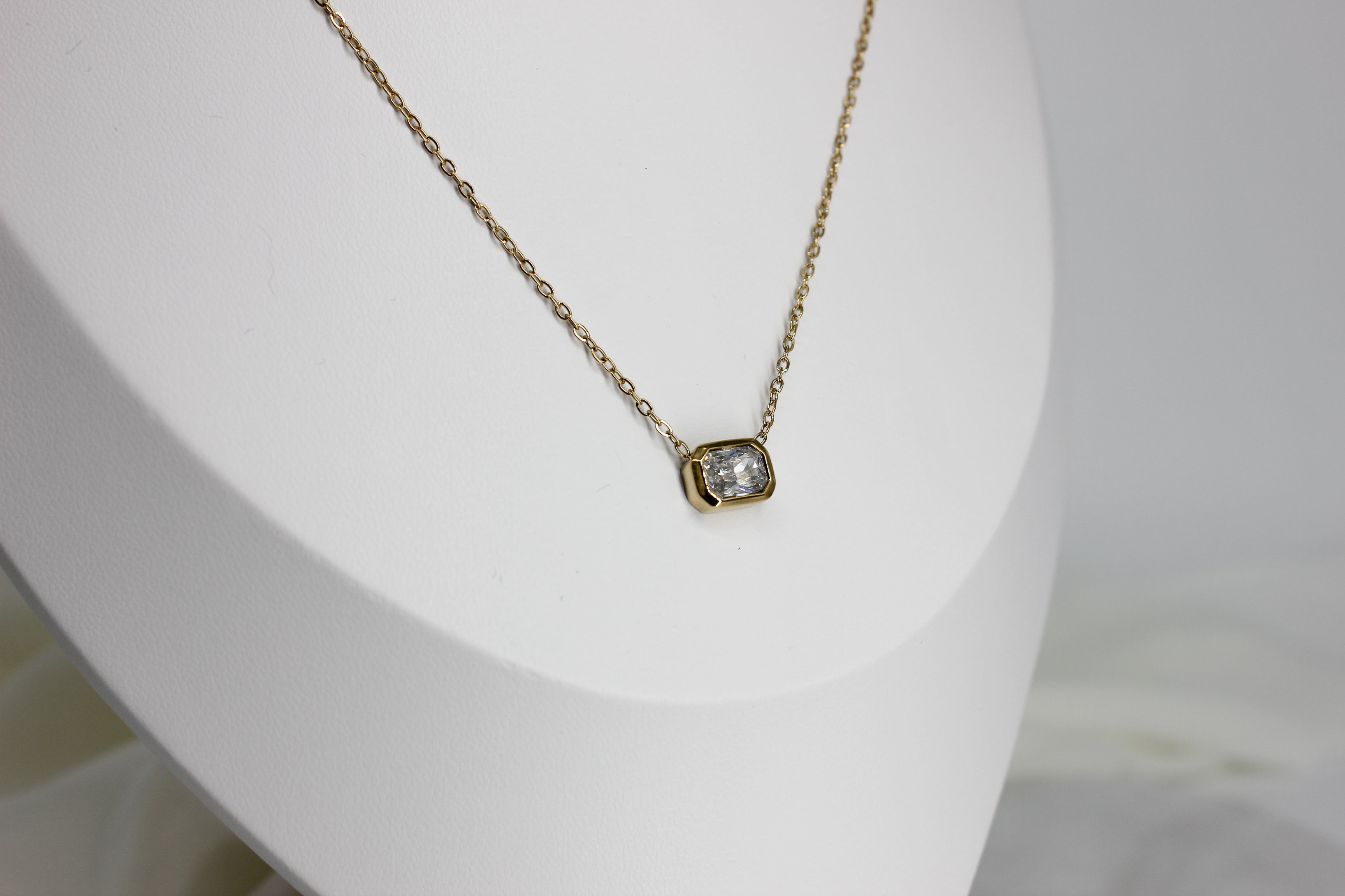 Stainless Steel Gold Dainty Necklace