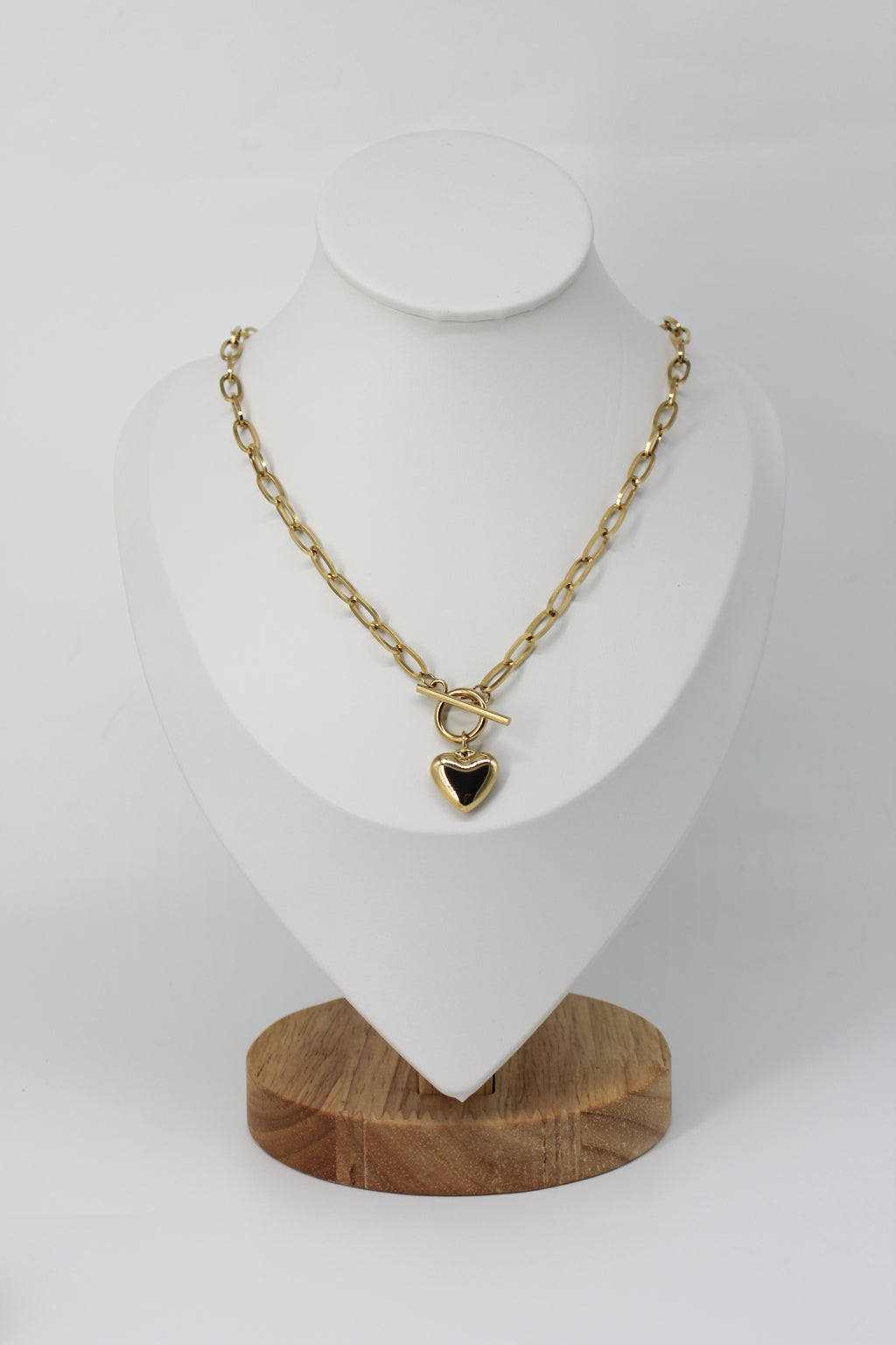 Toggle Heart Necklace