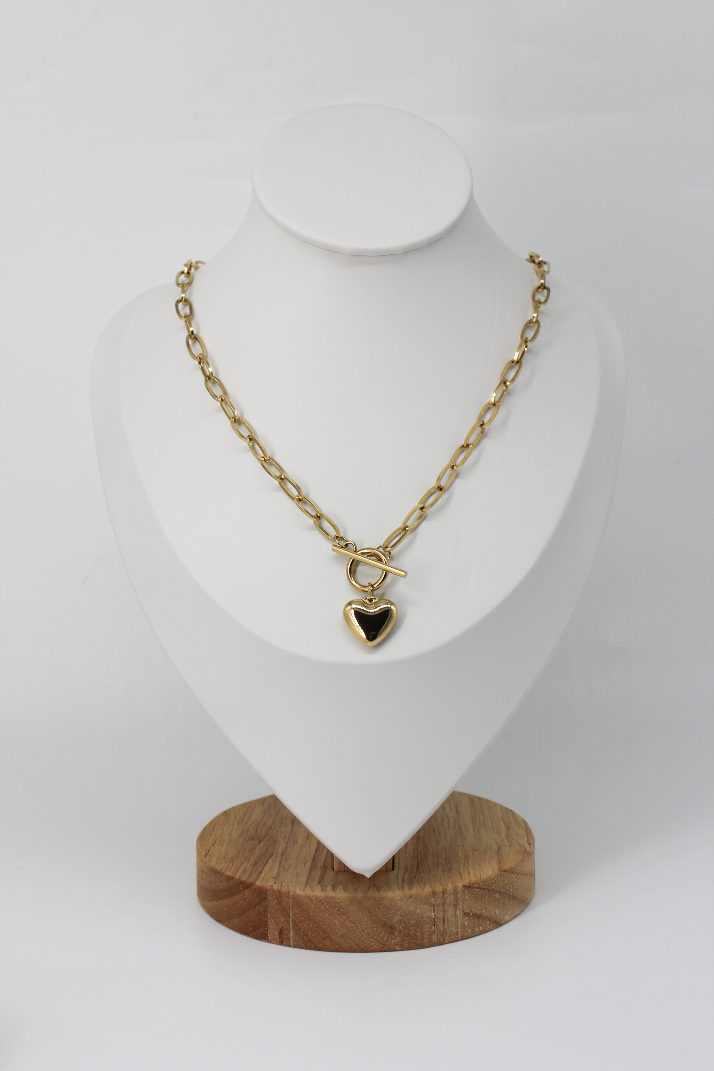 Toggle Heart Necklace