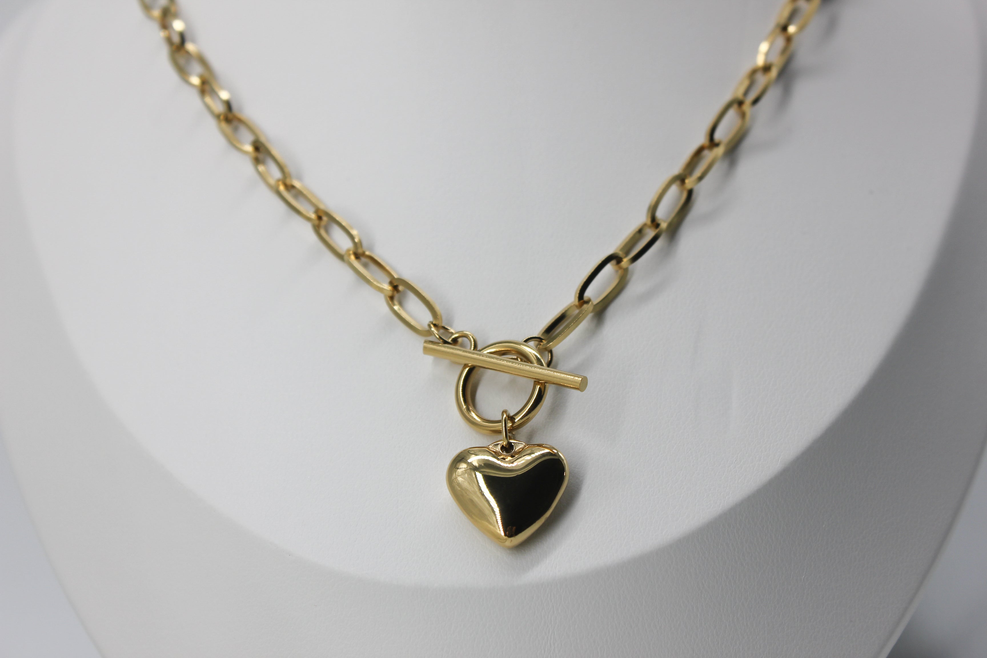 Toggle Heart Necklace