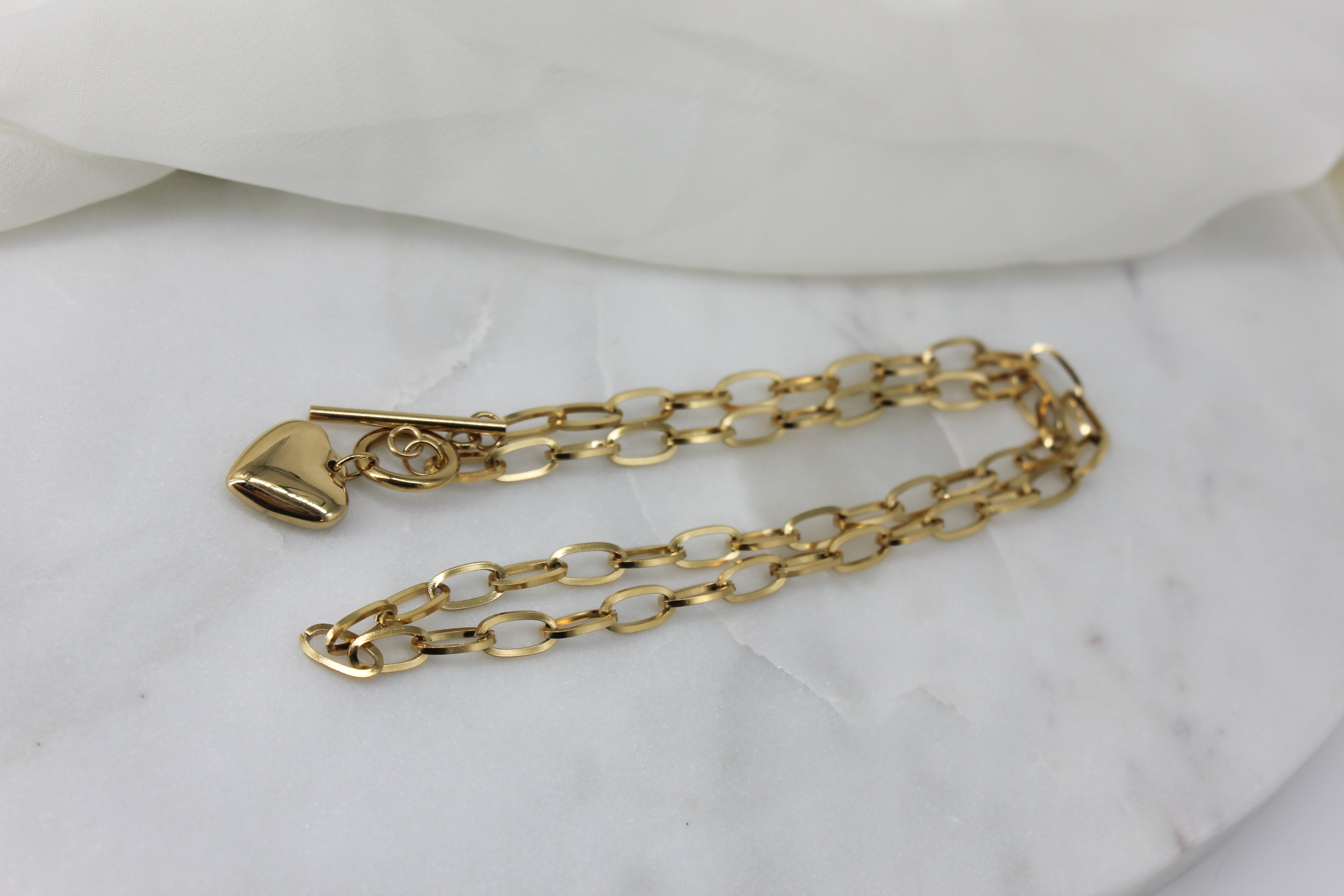 Toggle Heart Necklace