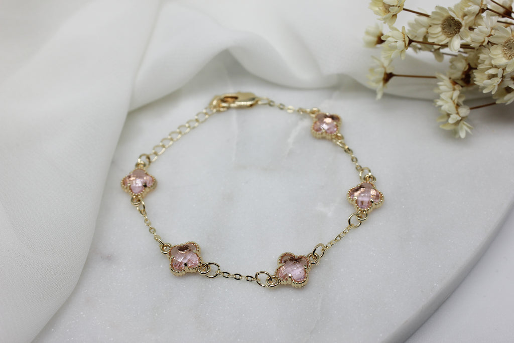 Blush Clover Bracelet
