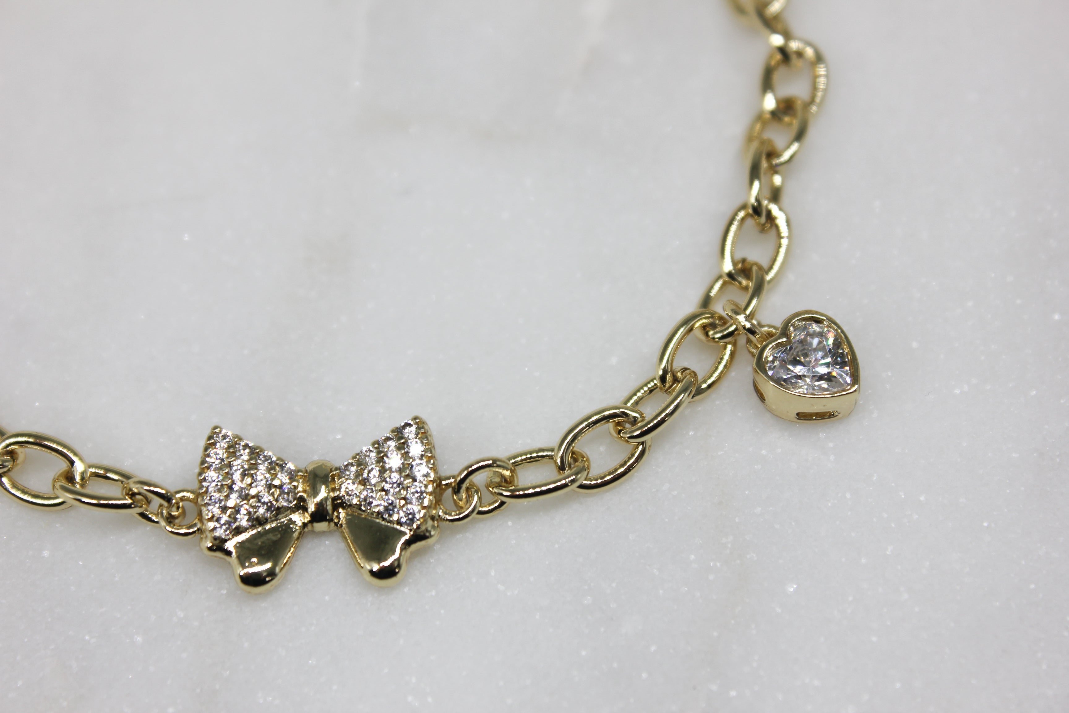 Sweet Bow Chain Bracelet
