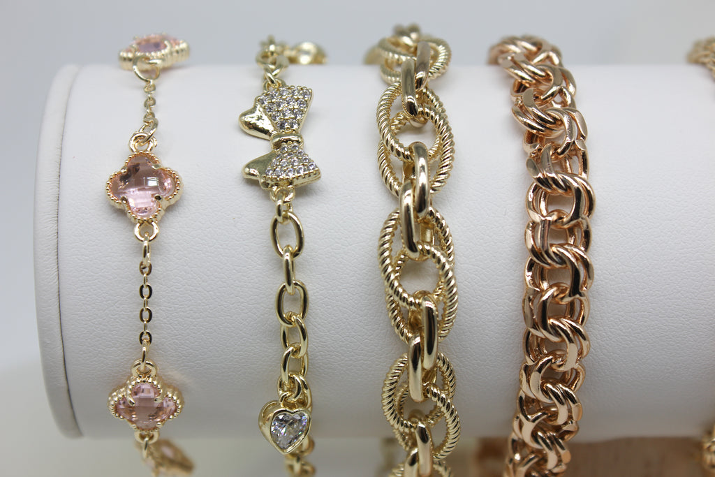 Blush Clover Bracelet