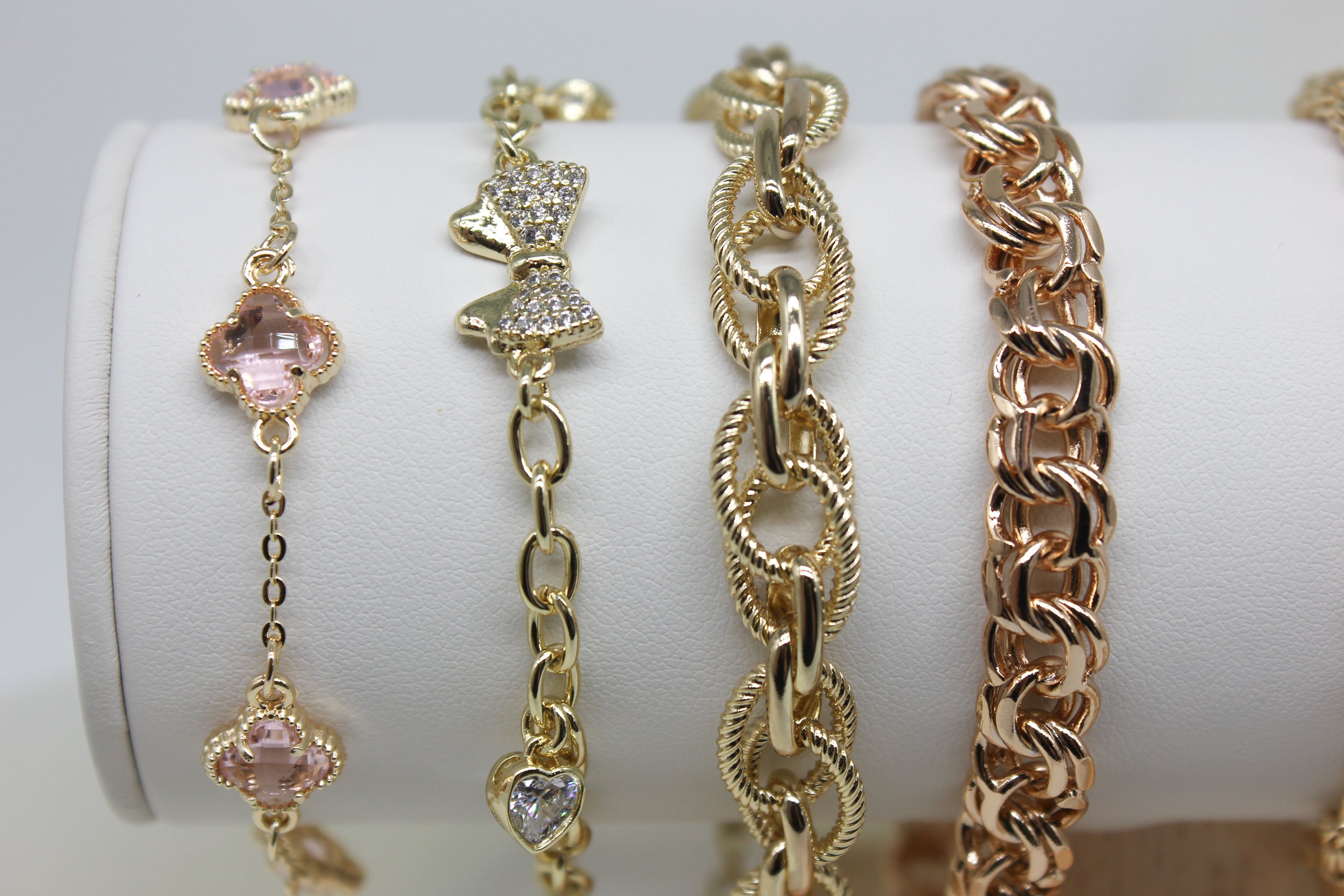 Blush Clover Bracelet