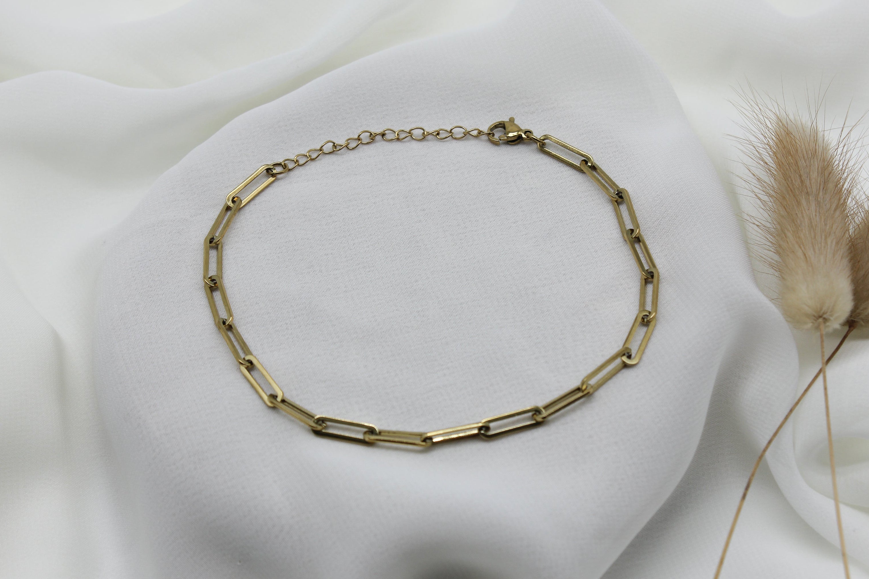 Paperclip Chain Anklet