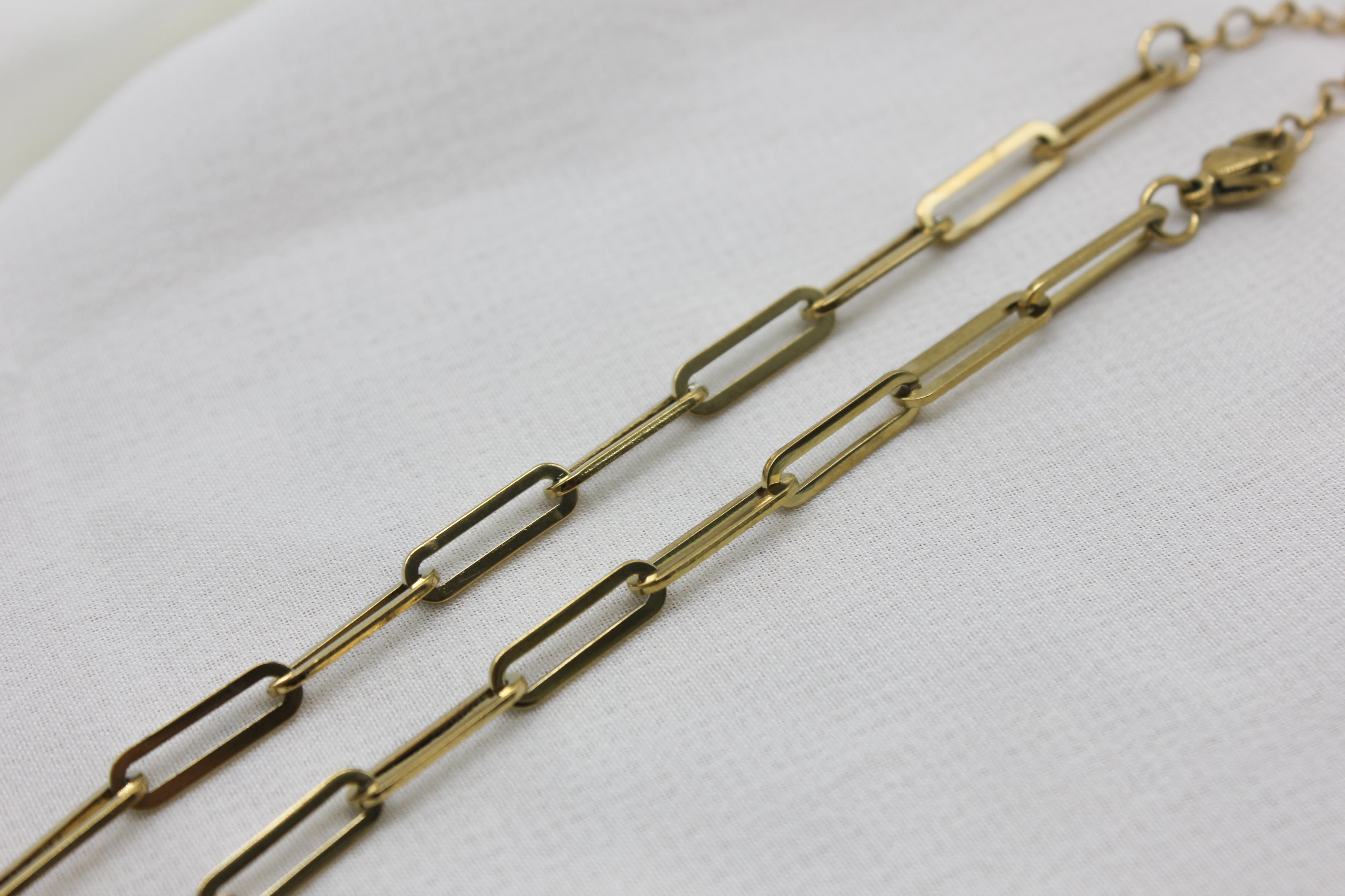 Paperclip Chain Anklet