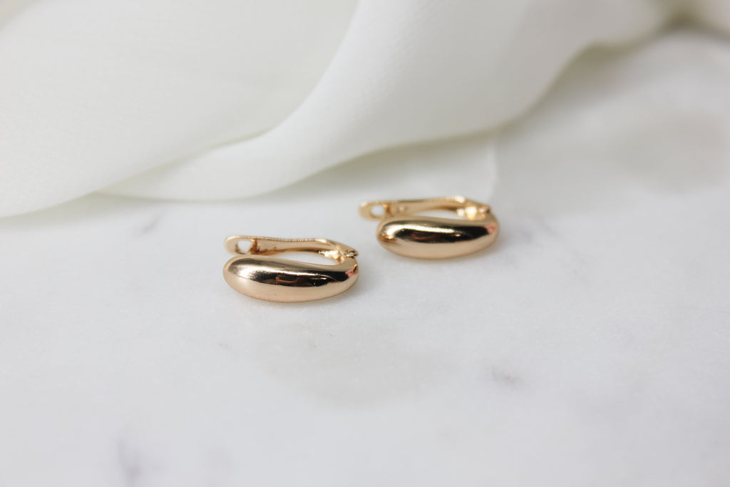 Rose Gold Simple Earring