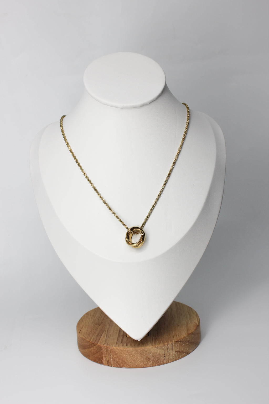 Twist Ring Necklace