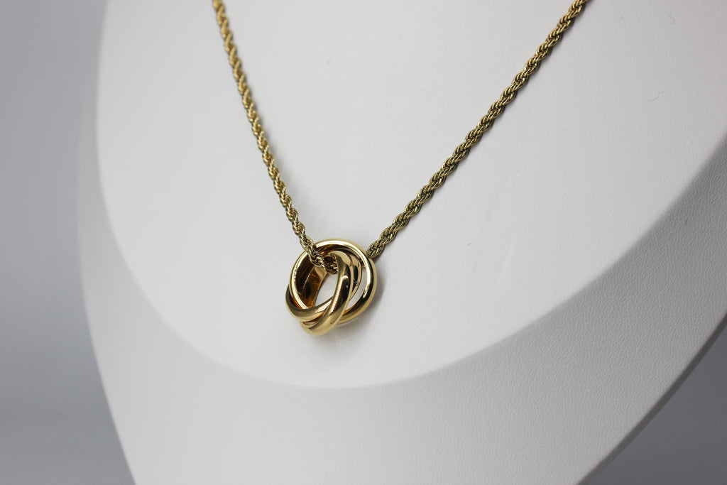 Twist Ring Necklace