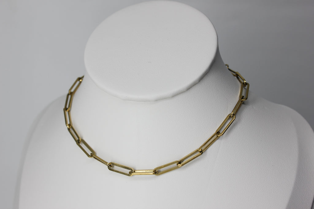 Paperclip Chain Anklet