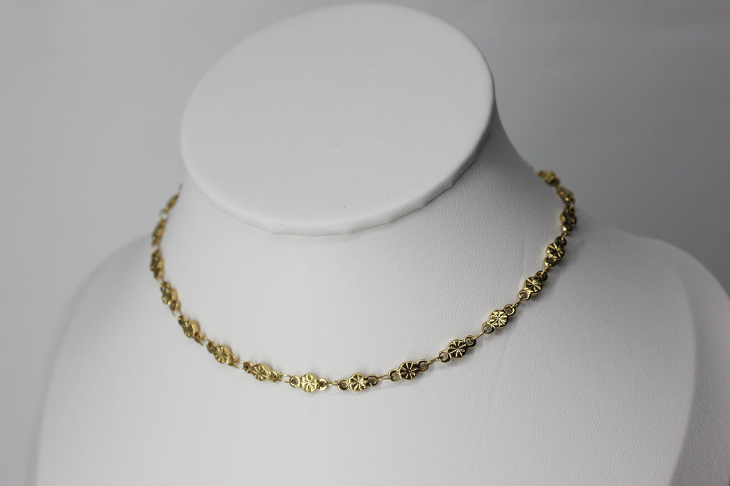 Mini Sun Disc Anklet