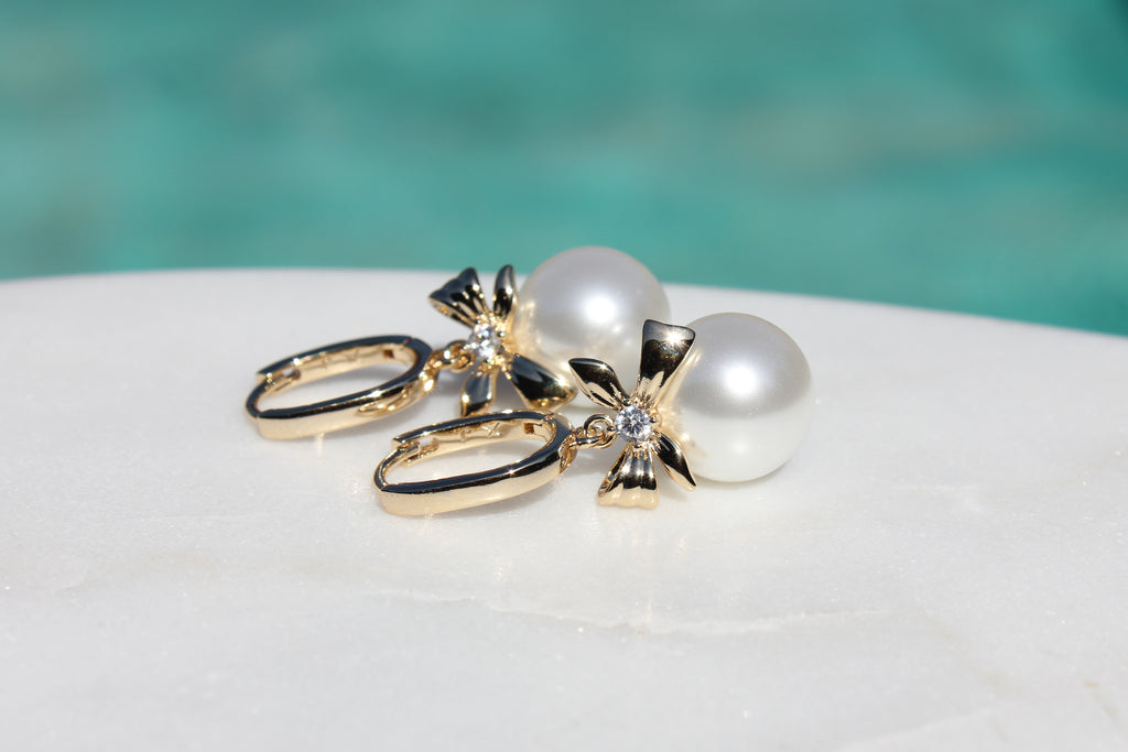 Dangle Pearl Earrings