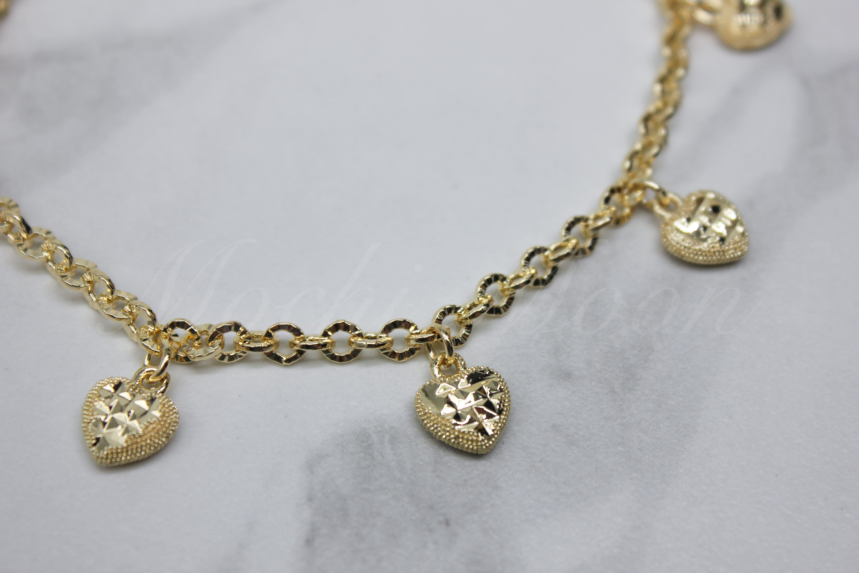 Heart Charm Bracelet