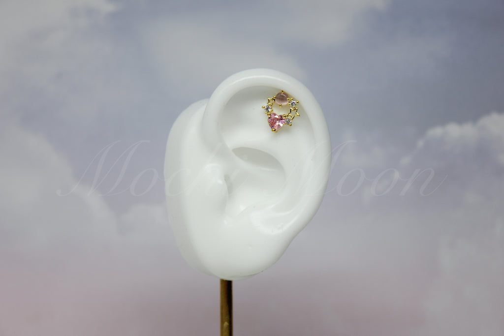 Heart Halo Piercing