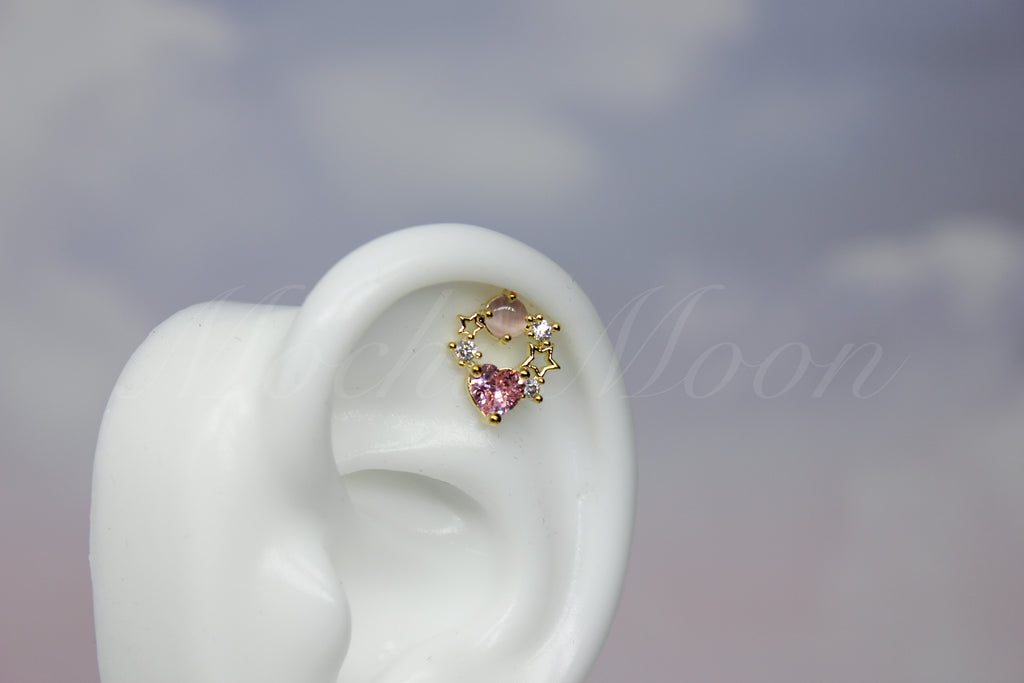 Heart Halo Piercing
