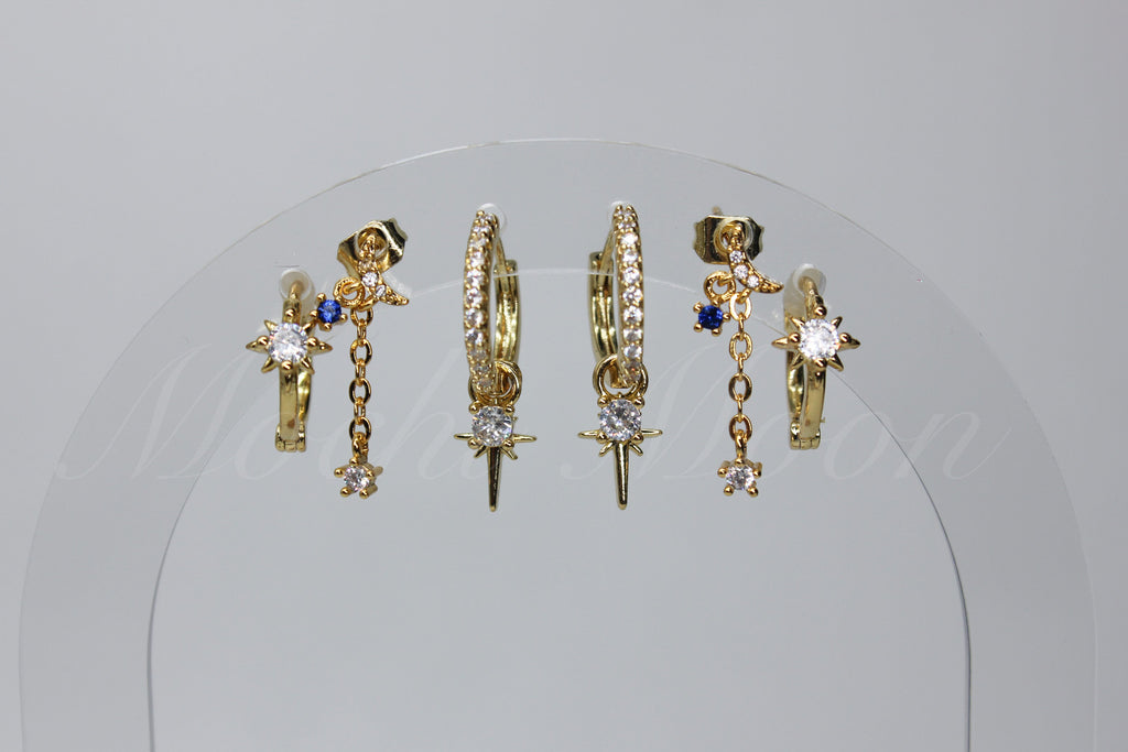 Celestial Charm Earring Set