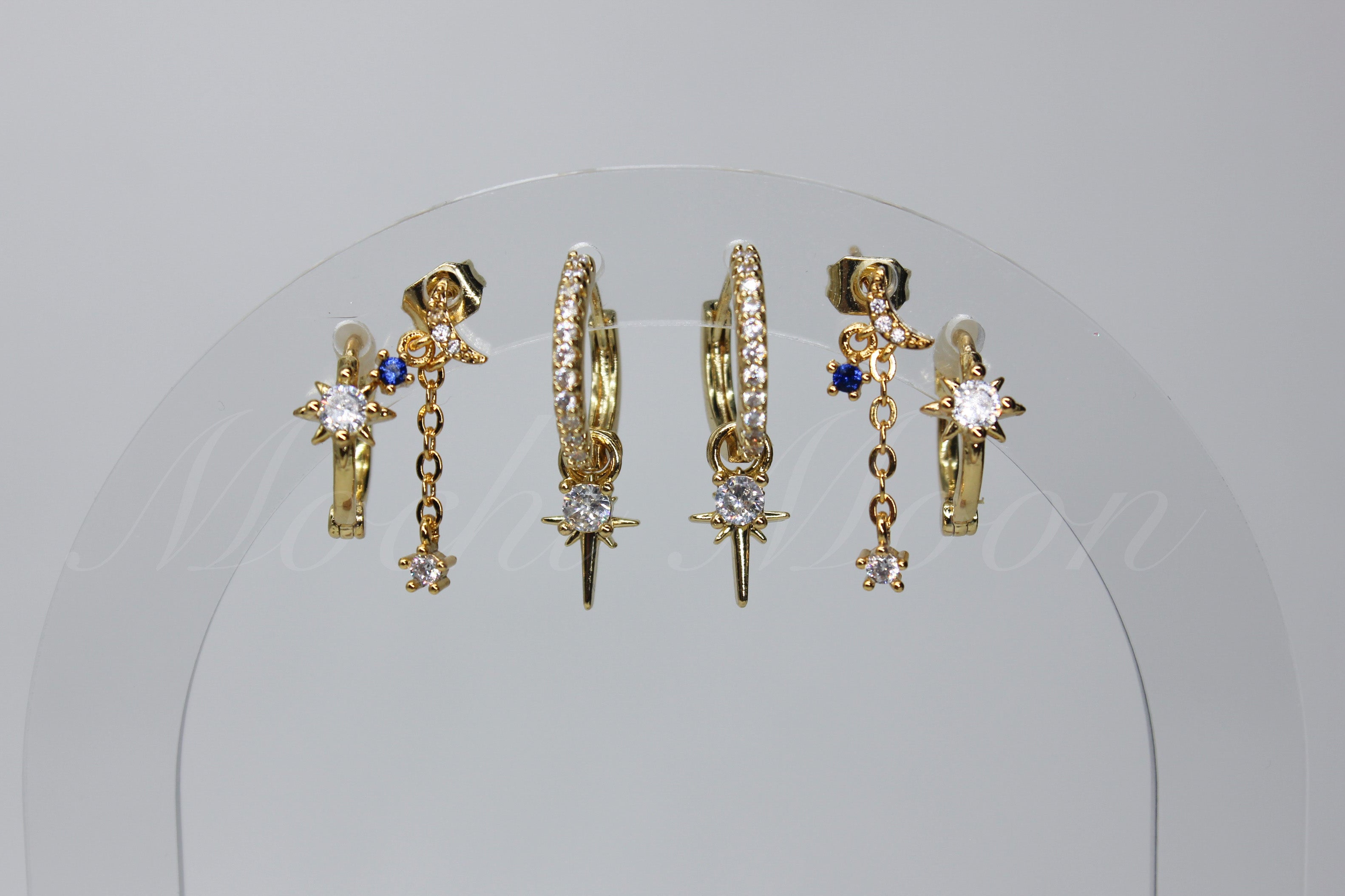 Celestial Charm Earring Set