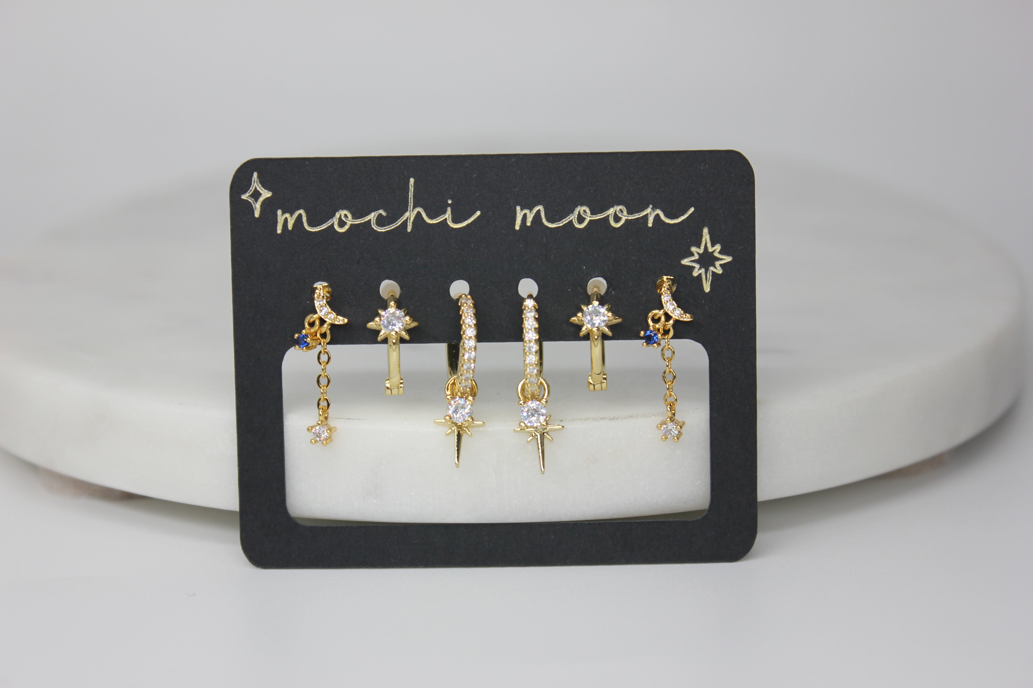Celestial Charm Earring Set
