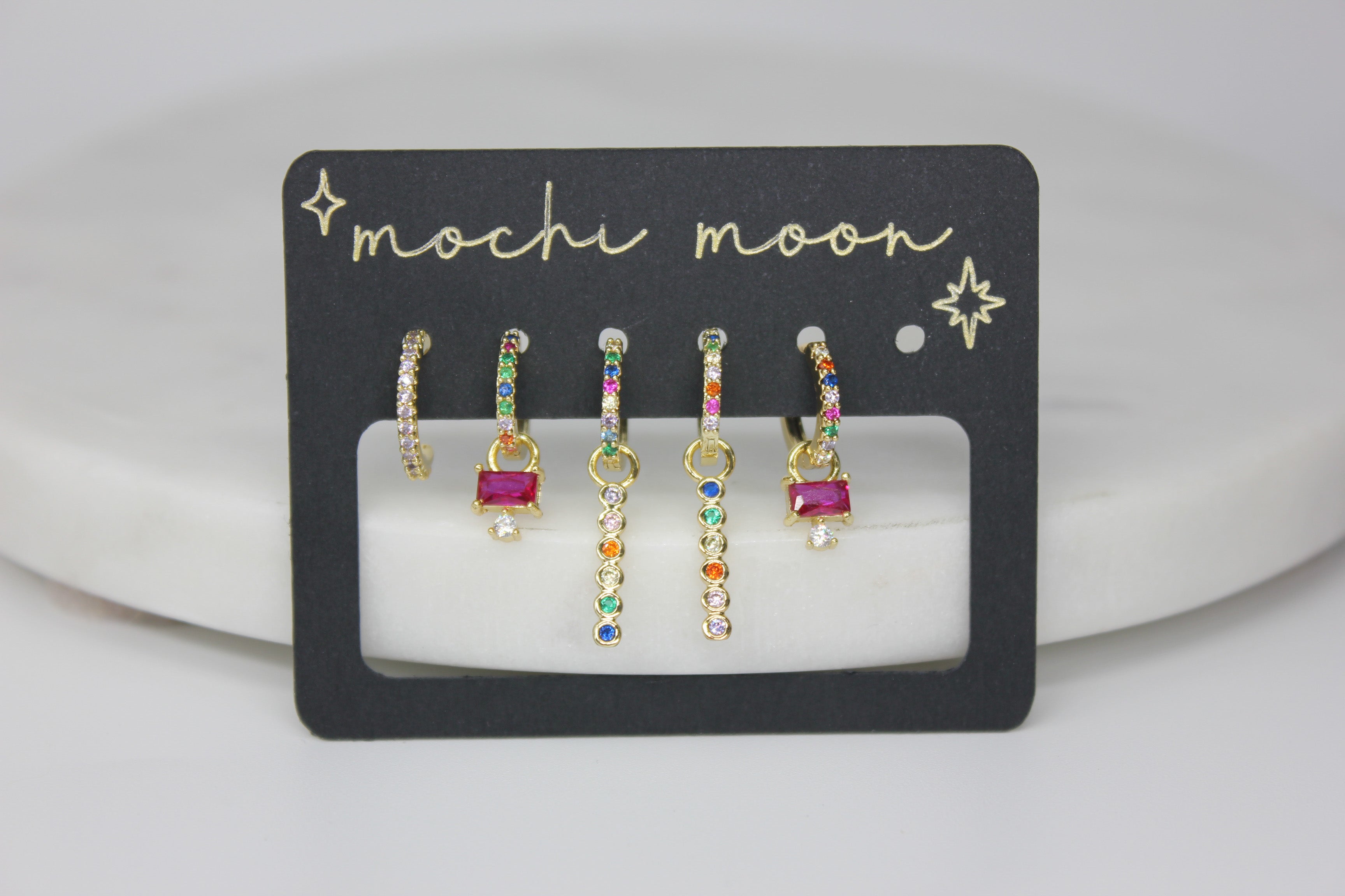Candy Gem Earring Set
